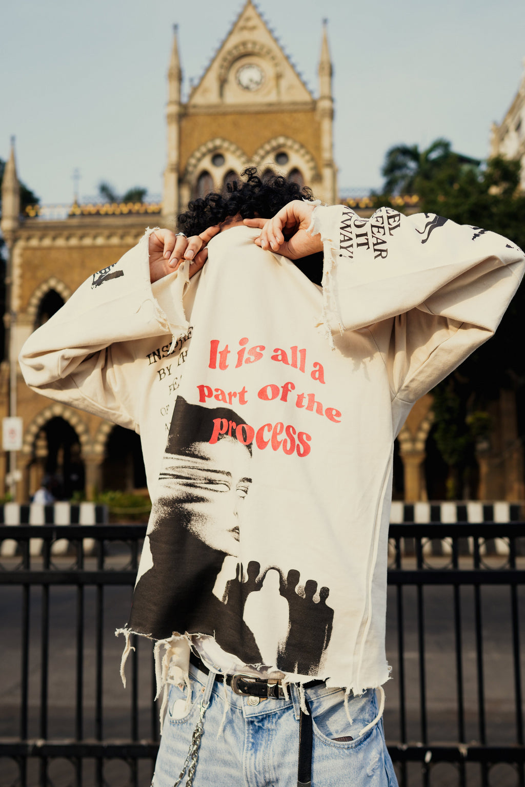 Cross full sleeves sweatshirt