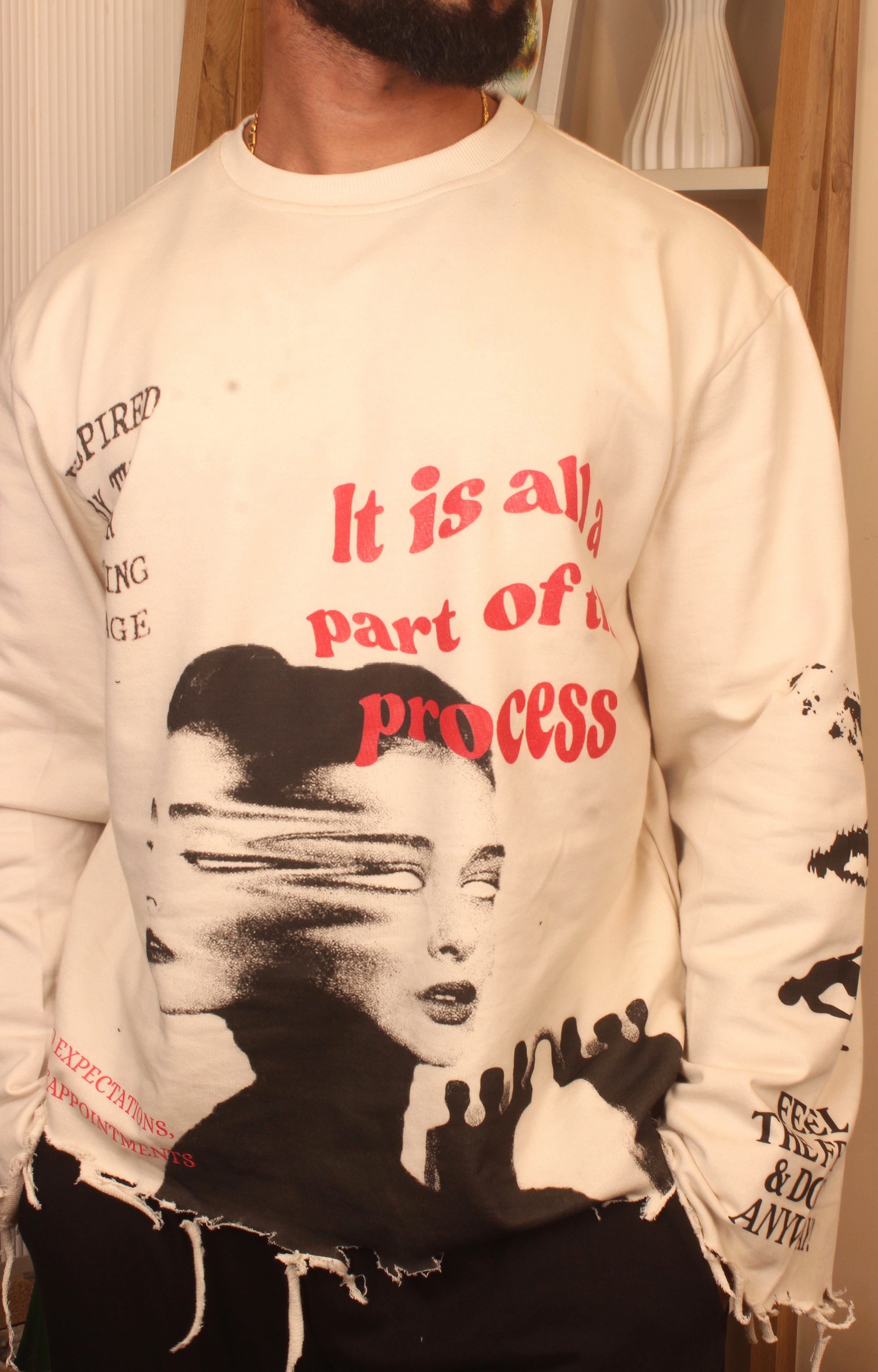 Cross full sleeves sweatshirt