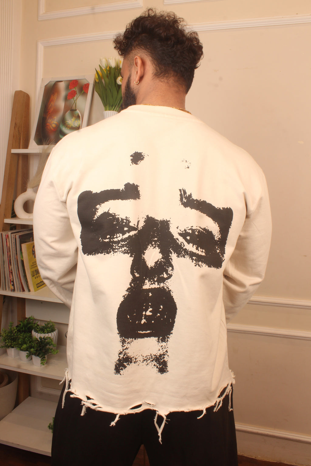 Cross full sleeves sweatshirt