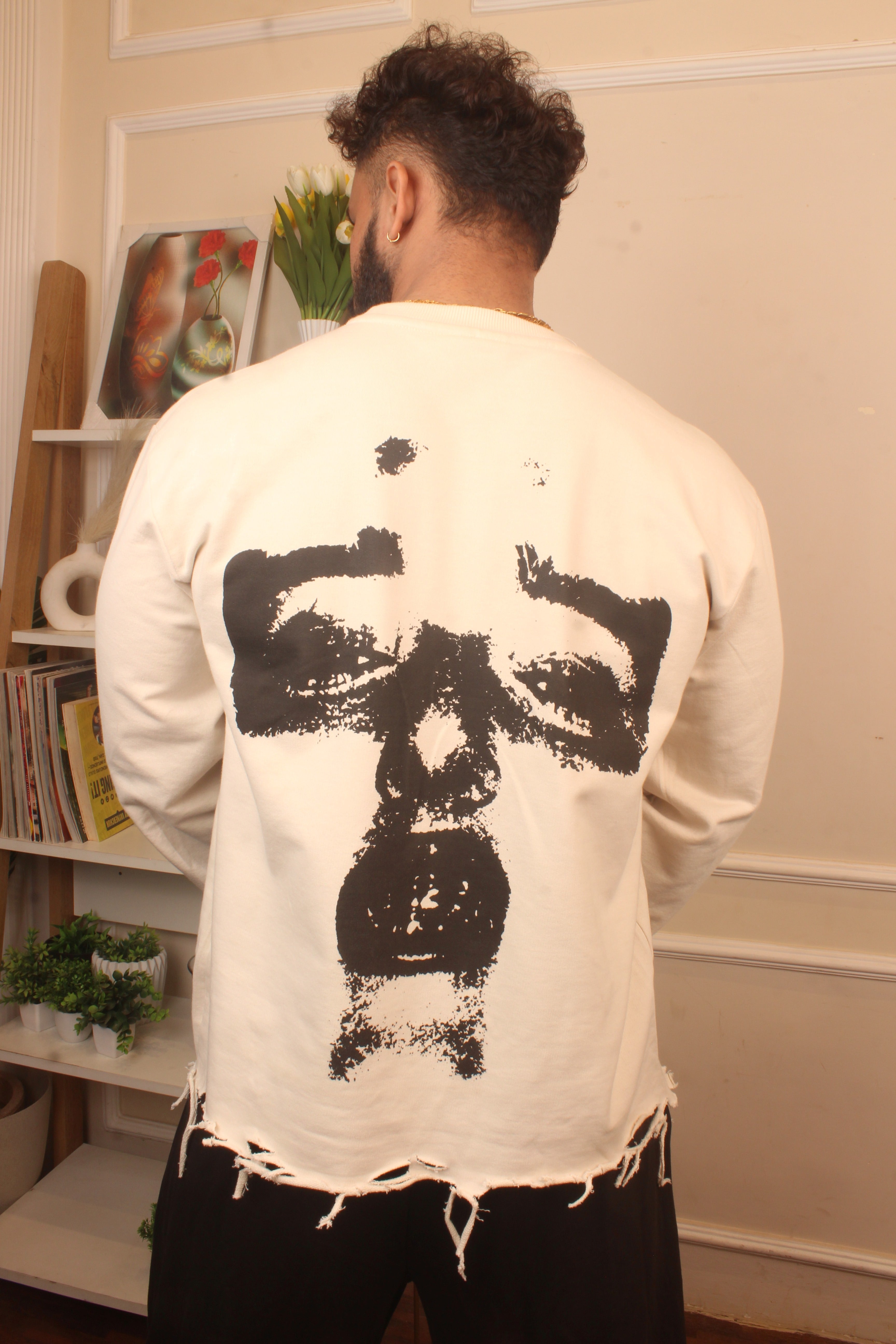 Cross full sleeves sweatshirt