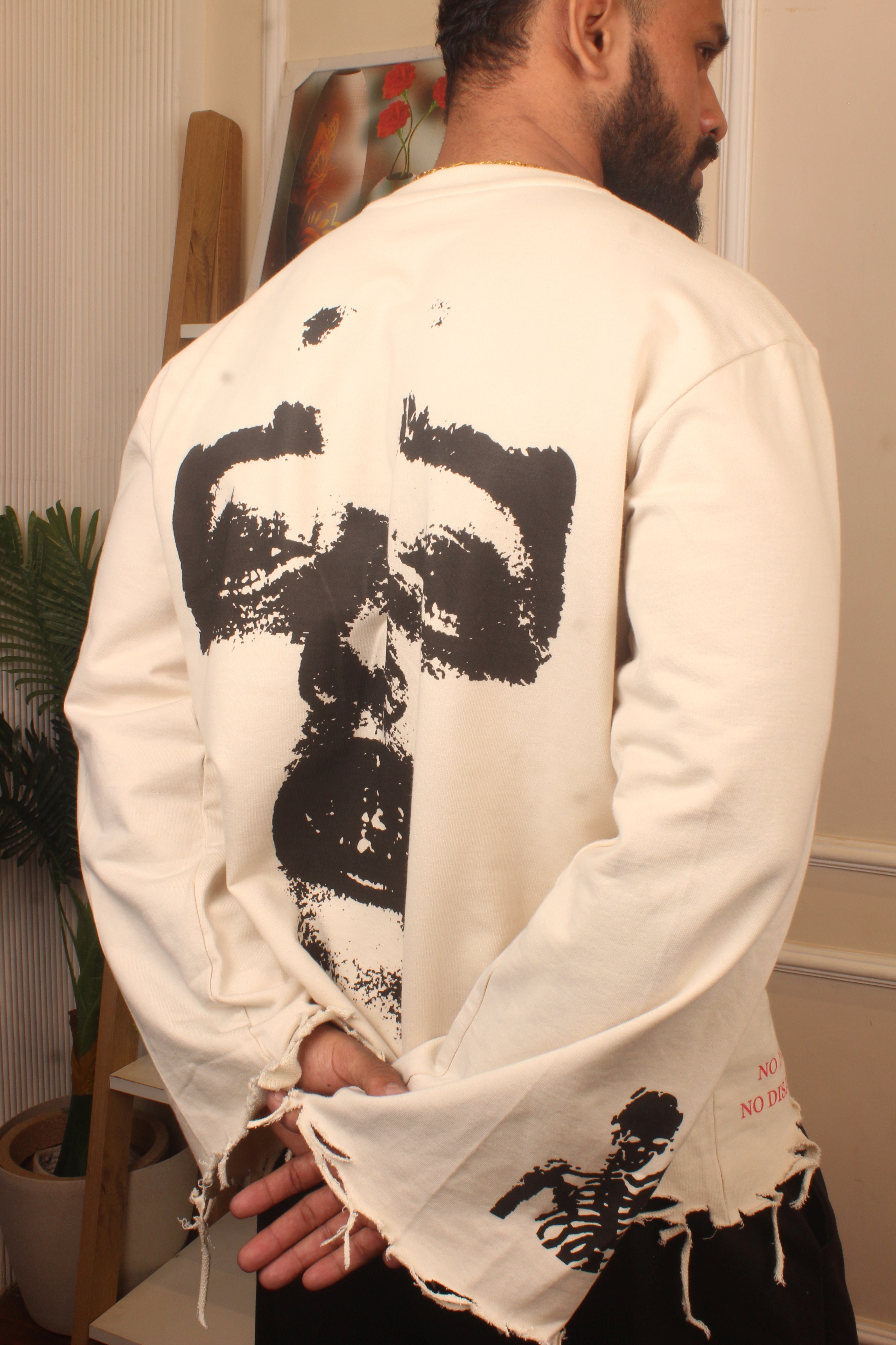 Cross full sleeves sweatshirt